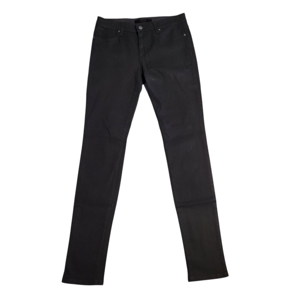 Joe’s‎ Jeans Harley Skinny Mid-Rise Black Wax Coated Jeans Size 28 NEW NWT